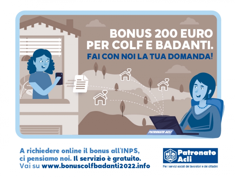 Bonus 200 euro colf e badanti: come fare la domanda online