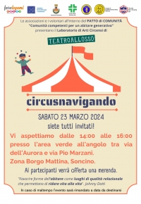 Circusnavigando, sabato 3 marzo a Soncino