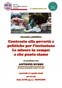 Contrasto alla povertà, Antonio Russo a Soncino