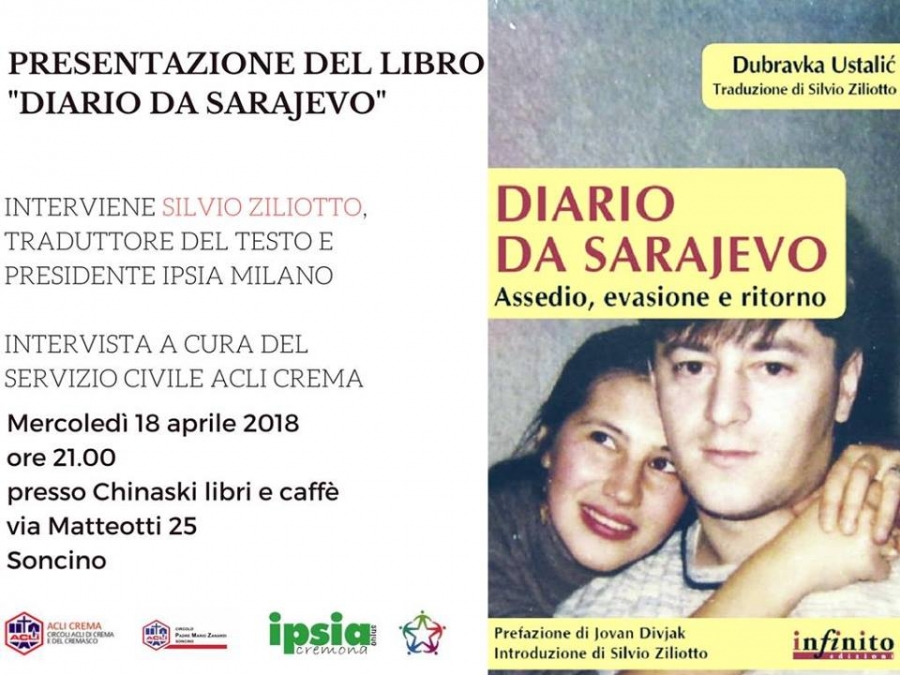 Diario da Sarajevo, presentazione del libro a Soncino